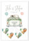 Papierschmiede® Personalisiertes Geldgeschenk Hochzeit mit Namen, Hochzeitsgeschenke für Brautpaar | A3 (30x42 cm) Poster mit Rahmen | Hochzeitsgeschenke Geld Geschenk Bild „Wedding Cabrio“