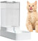 LOVEMETOO Distributeur Eau Et Croquettes Automatique pour Chat Et Chien | Mangeoire par Gravité | Distributeur d'Eau pour Animaux, 3,8 L