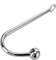 Buttplug Masturbation Prostata Massage Metall Anal Plug Haken SM Restraints Fetisch Bondage Haken Butt Plug mit glattem Ball Anal Spielzeug Sex Spiele Unisex Fetisch Spielzeug für Paare Liebhaber