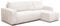 VENASI MÖBEL Ecksofa mit Schlaffunktion und Bettkasten Cord-Stofff, Luna L-Form Schlafsofa Eckcouch Sofa (Beige)