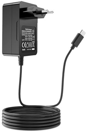 Alimentation USB-C 27 W pour Raspberry Pi 5, 5,1 V 5 A PD Alimentation Adaptateur Type C pour Raspberry Pi 5 Modèle B 8 Go/4 Go