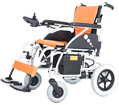 Electric Wheelchair, Foldable Lightweight Elderly Disabled Intelligent Automatic Multi-Function Lithium Battery Four-Wheeled Scooter