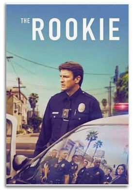 MHEGSNGA The Rookie Poster, Vintage-Kunst, Raumdekoration, ästhetische Schlafzimmerdekoration, Leinwandposter für Schlafzimmer, 30 x 45 cm, ungerahmter Stil