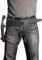 MDFCZXP PU Leder Pistolenholster, Revolver Holster Halter mit Gürtel Revolver Cowboy LARP Cosplay Kostümzubehör,Schwarz