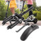 BaiWon Scooter Federgabel vorne hydraulischer Stoßdämpfer Federgabel vorne Kompatibel für Segway Ninebot Max G30 G30E G30D G30Lp Kotflügel/Fußhalterung/Scooter Stoßdämpfungsteile