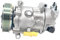 Compresor de aire acondicionado SD6C12 compatible con Citroën Berlingo C3 C4 Coupé Grand Picasso 9670318880 9659875780 9678656080, 9651910980 6453WL 6453QK