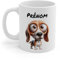 Tasse Beagle Personnalisée avec Prénom – Mug Chien Tricolore Mignon – Idée Cadeau Originale Amoureux des Chiens