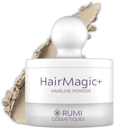 Rumi Cosmetiques HairMagic+ Root Touch Up Powder for Women, Platinum Blonde
