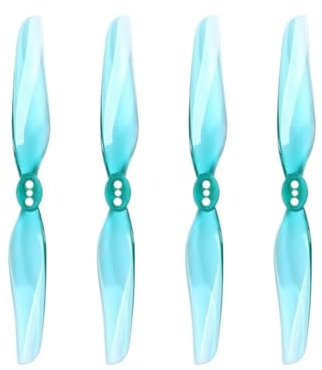 2/4 Paar 4-Zoll 4030 (4x3) Doppelblatt-PC-Propeller for FPV Racing Freestyle Toothpick Long Range LR4 Nazgul Drohnen(2pair-Blue)