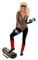 shoperama Sexy Damen Langarm-Body mit Leoparden-Print Leo-Druck 80er Jahre Achtziger Aerobic Gymnastik-Anzug Trash Bad Taste Retro, Größe:L/XL