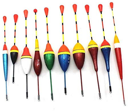 Posen Set,10 Pcs Posen Angeln Set,Raubfischposen,Allround Posensortiment,Dauerhaft,Gute Empfindlichkeit,Zum Angeln auf Karpfen Forellen Aal,Es Gibt Viele Modelle, Die Ihren Anforderungen Entsprechen