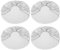 Reifenabdeckung wohnmobil Wohnwagen reifenschutzhülle, 4Pcs 27 -29 Rad Reifen Reifen Silber Schutzabdeckung für Auto RV SUV Truck Trailer