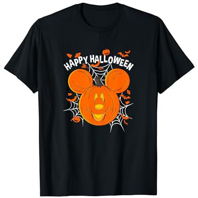 Disney Mickey & Friends Mickey Pumpkin Happy Halloween T-Shirt