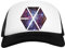 Exo Nebel Planet Weiß Schwarz Unisex Baseball Cap White Black