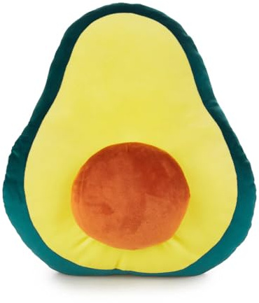 balvi Kissen Fluffy Avocado Pip Farbe Grün Kissen in Form Einer Avocado Polyester