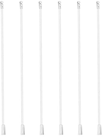 Yardwe Jalousie 6Pcs 17 Zoll Blind Fensterblindstab Kippstange Zugstab Jalousien Schalousien Drehstab Verlängerung Stab Wendestab Verlängerung Für Jalousien