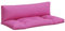 vidaXL Coussins de Palette 2 pcs Rose Tissu Oxford, Coussin, Coussin de canapé, Oreiller de Dos, Coussin extérieur, Coussin de siège