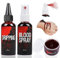 Kunstblut Set, 60ml Kunstblut Spray und 60ml Tropfendes Kunstblut und 40ml Wundschorf Kunstblut, Halloween Waschbar Kunstblut Make-up für Kleidung, Zombie, Vampir Cosplay & Dress Up