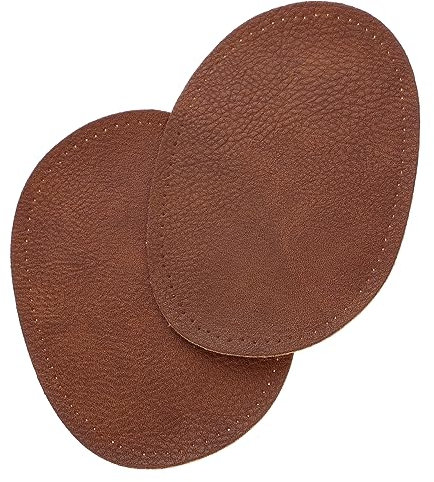 COHEALI 2 x Aufnäher für Ellbogentuch, zum Aufbügeln für Kleidung, Leder, Ellenbogenschoner, Hosen, Reparaturflicken, praktische Ellenbogenflicken, dekoratives Nähflicken, Lederflicken, Handdekor