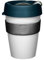 KeepCup Taza de café de plástico reutilizable original, tapa a prueba de salpicaduras, sin BPA, grado barista, mediano, 340 ml, abeto