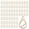 Büroklammern Gold 200 Stück Metall Kleine Büroklammern Motiv Papierklammern Wasser Tropfenform Büroklammer für Buch Poster Papier