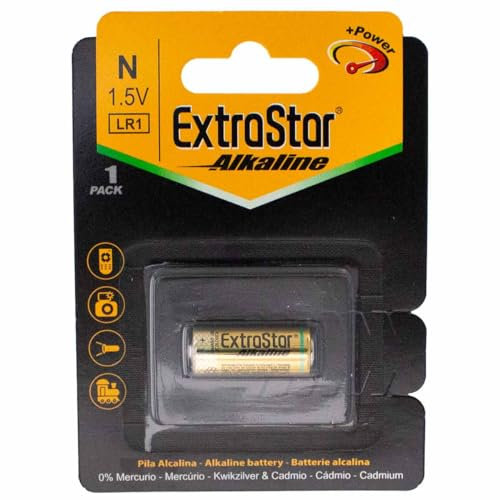 A2ZWORLD Pila Batteria LR1 1,5V Super Alcalina, Compatibile Con Duracell N E90 (1)