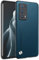 HAFFAN Custodia Cover Protettiva per Cellulare per OPPO Reno6 Pro 5G (6.55), Stile Similpelle - Zaffiro