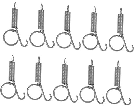 DOITOOL 10pcs Rabbit Cage Door Clips Universal Wire Metal Cage Hooks for Bunny Bird Chicken Pigeon
