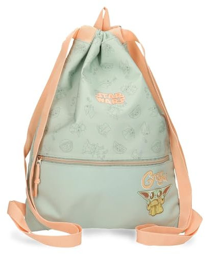 MOVOM Joumma Star Wars Grogu Schulrucksack, 38127T1 anpassbar an Trolley, Grün