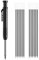 Rybtd Mechanische Zimmermannsbleistifte mit 12 Minen 2.8mm Bleistift Baustelle mit Eingebautem Spitzer,Solide Zimmermannsbleistifte Druckbleistift zum Zeichnen von Holzbearbeitungskonstruktionen