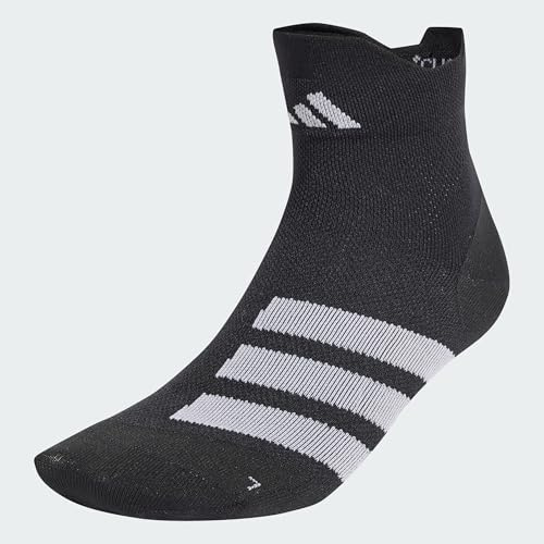adidas Unisex RUNxADIZERO Sock 1PP, Black/White/White, 8.5-10