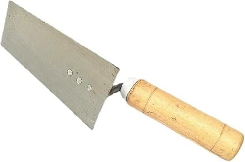 BUNGAA Trowel,Grouting Trowel Plastering Trowel Carbon Steel Stucco Trowel, Wall Putty Trowel, Plastering Trowel, Finishing Trowel - for Brickwork And Plastering - Wooden Handle - DIY,M