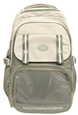 Watreketal Rucksack,Schüler-Schulrucksack für Damen, mit durchsichtigen Schleifen, Itabag-Rucksack, Rucksack im japanischen Stil, Reiserucksack für Pin-Display
