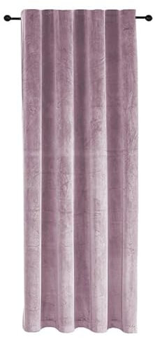 TiborTex Verdunkelungsvorhang Samt weich 300x245 cm Altrosa Vorhang Kräuselband Blickdicht Gardine abdunkelnd U-Band