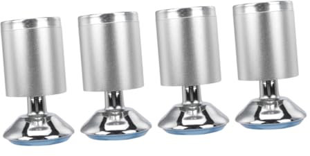 SEWOART 4pièces Meuble Ronds Réglables Lot pour Armoire Canapé Meuble Aluminium Durables Et Élégants