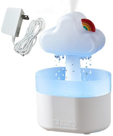 Cute Desk Humidifier, Rain Cloud Desktop Humidifier, Cartoon Home Decoration Humidifier, Water Drip Humidifier, Relaxing Desk Humidifier, Adorable Desk Humidifier
