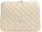 CHAMAIR Puffy Laptop Sleeve 15 Inch Cute Laptop Case Floral Quilted Laptop Sleeve Cute Notebook Cover Aesthetic Macbook Case 14'' 15'' (Yellow 15in)