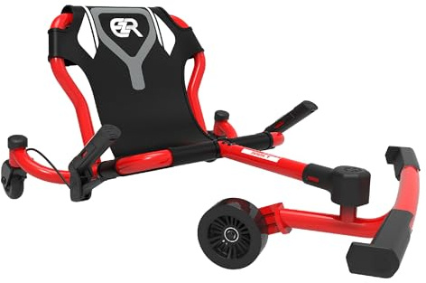Ezyroller Spinner X Kinderfahrzeug für Kinder ab 4 bis 14 Jahre Dreirad Trike Dreiradscooter dreirädriges Funfahrzeug (rot)