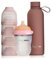 Happymami, Pack de Biberón Personalizable con la Forma de tú Pecho + Termo de Liquidos Bebé+ Dosificador de Leche en Polvo, Set de Alimentación para tu Bebé, Sin BPA, Doble Sistema Anticólicos