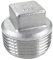 REIUAFWYGV 1/8 1/4 3/8 1/2 3/4 1 2 3 4 Male Squrae Head End Cap 201 304 316 Stainless Steel Pipe Fitting Water Gas Oil(BSPT SS201,Square Head_1-1/4)