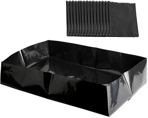 Adnee 15 Stück Pilz-Einrohr-Einrohr-Einlagen, 48,3 x 33 x 10,2 cm, Einrohr-Einrohr-Einrohr-Einrohr-Einrohr-Einlagen, Kunststoffeinlagen für Pilzzuchtbedarf, Ersatz für Pilzzuchtbedarf, 15 Stück