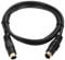 sourcing map S Video Cable 3.3ft, Mini DIN 4 Pin S-Video Cable Male to Male Gold Plated Connector Transfer for TV Receiver Monitor S-VHS VCR DVD