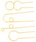 POPETPOP 4 Stück Grünpflanzenständer Gurken Gartenspalier Gartentomatenkäfige Kletterpflanzen Spalier Gurken Klettergerüst Pflanzenspalier Indoor Spalier Gartenspalier Goldenes