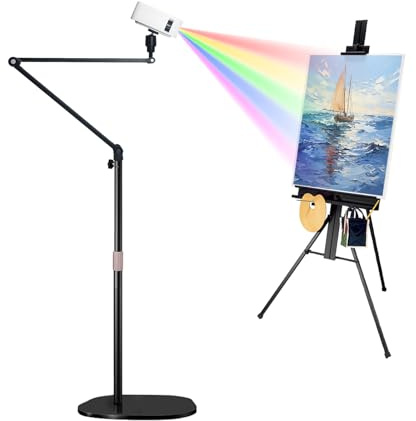 Art Projector for Tracing, Drawing Projector for Cookie and Banner Painting | Tracing Drawing Tool Smart Sketcher Projector, Mini Portable Smart Phone Movie Projector with Stand