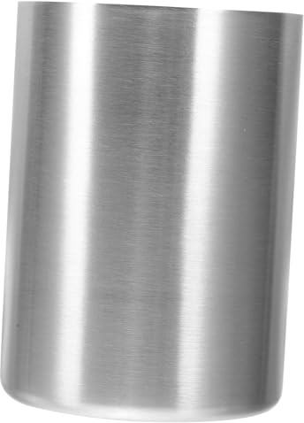 Zerodeko Vielseitiger und Getränkebecher für Zuhause Partys und Reisen Robuster Langlebiger Becher aus Rostfreiem Stahl Silber