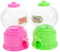 Garneck 2pcs Mini Sweets Dispenser Toys for Boys and Girls Gumball Machine Popcorn Bubble Dispenser Candy Reward Machine for Parties Playdates