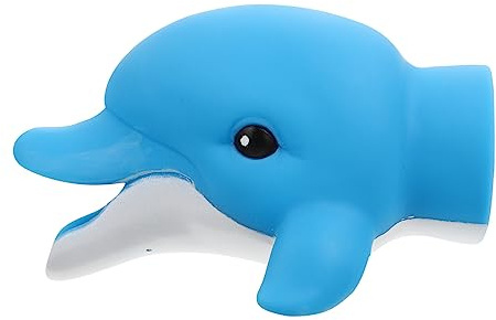 Kinderwasserhahnverlängerung Blau aus Vinyl für Kinder | Portabel, Erleichtert Händewaschen Spielerisch, Geeignet für Geburtstag und Neujahr, Praktische Badhilfe