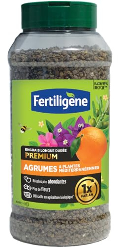 Engrais longue durée premium agrumes et plantes méditerranéennes 600g
