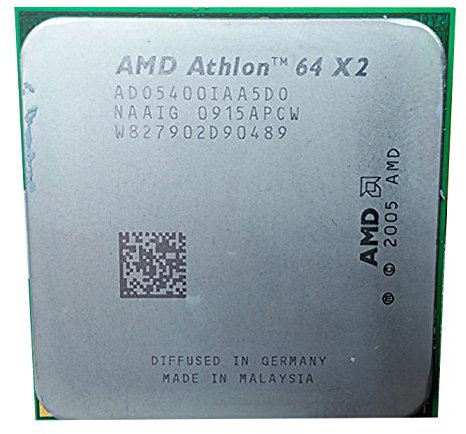 Usato AMD Athlon 64 X2 5400 + 2.8GHz Socket AM2 1000MHz Desktop CPU ADO5400IAA5DO