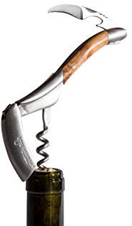 Laguiole en Aubrac Sommelier, Kellnermesser, Wacholder, Edelstahl matt, Original aus Frankreich